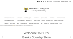 Desktop Screenshot of outerbankscountrystore.com