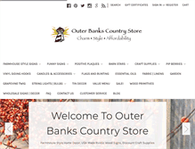 Tablet Screenshot of outerbankscountrystore.com